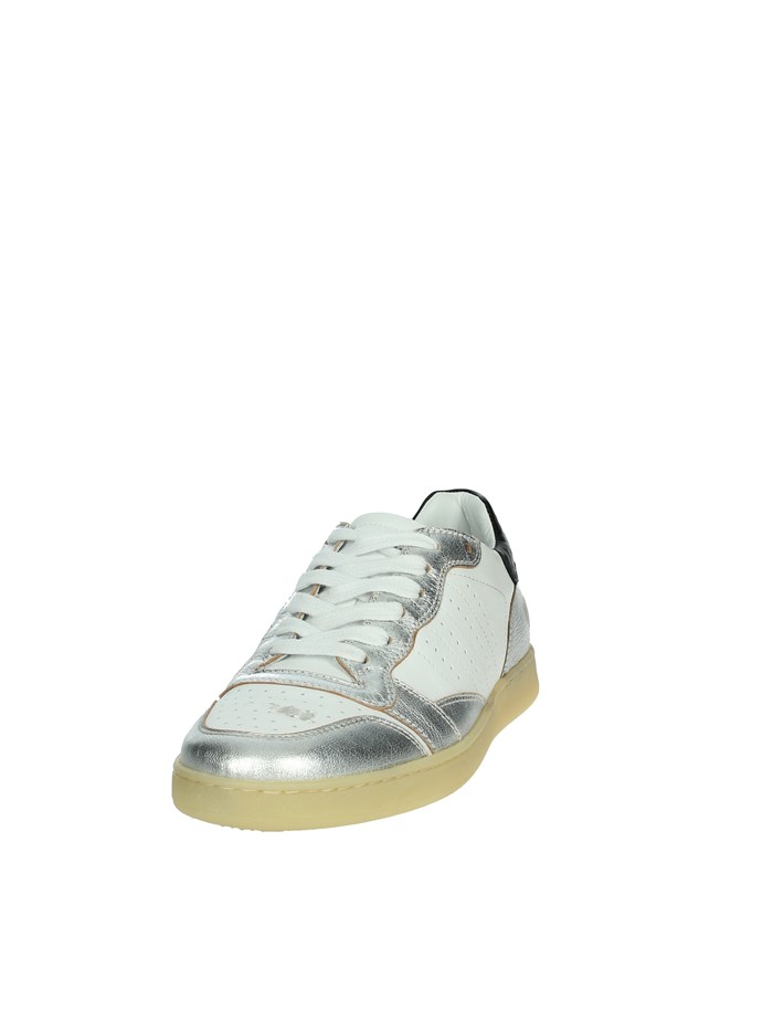 SNEAKERS BASSA W401-SL-SF-WS BIANCO/ARGENTO