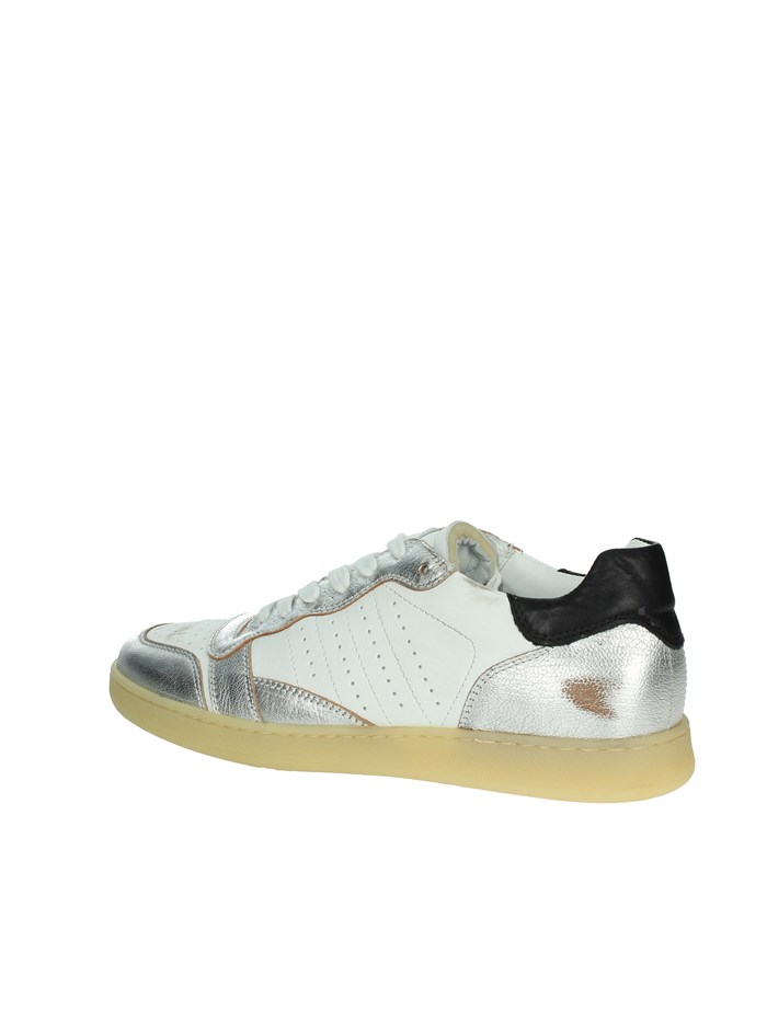 SNEAKERS BASSA W401-SL-SF-WS BIANCO/ARGENTO