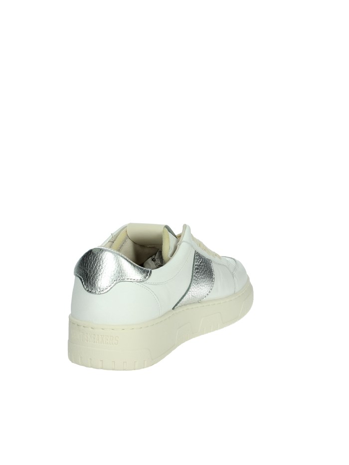 SNEAKERS BASSA TENNIS BIANCO/ARGENTO