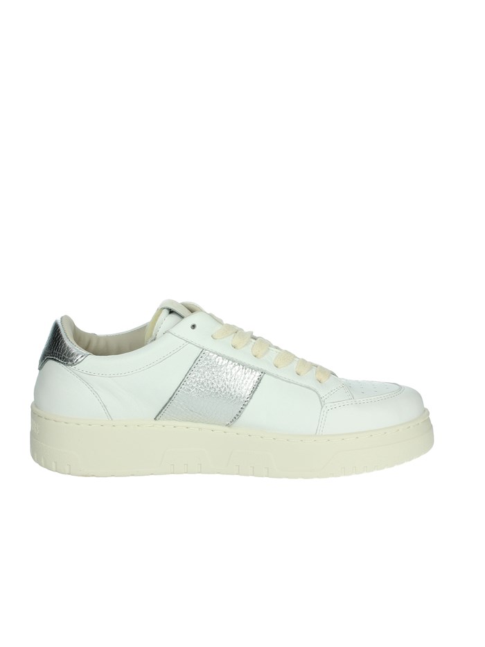 SNEAKERS BASSA TENNIS BIANCO/ARGENTO