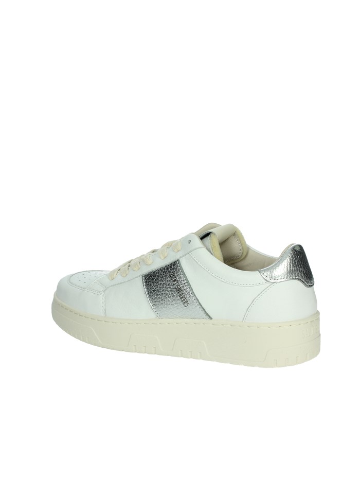 SNEAKERS BASSA TENNIS BIANCO/ARGENTO