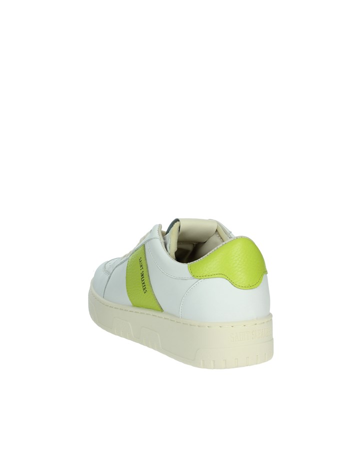 SNEAKERS BASSA TENNIS BIANCO/VERDE