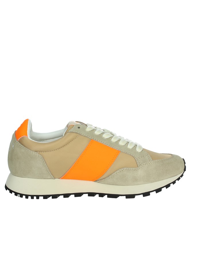 SNEAKERS BASSA RUNNER CLUB BEIGE/ARANCIONE