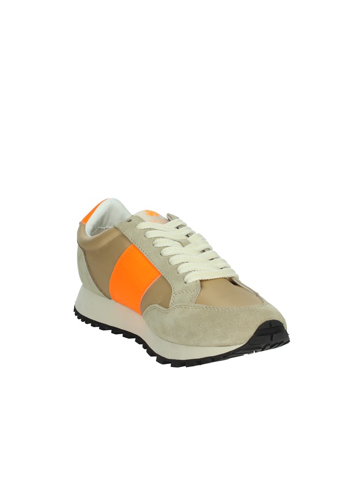 SNEAKERS BASSA RUNNER CLUB BEIGE/ARANCIONE