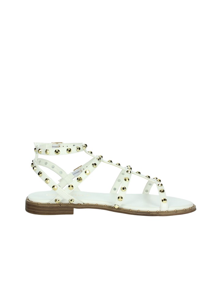 SANDALI BASSI J3717.27 BIANCO/ORO