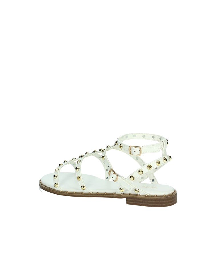 SANDALI BASSI J3717.27 BIANCO/ORO