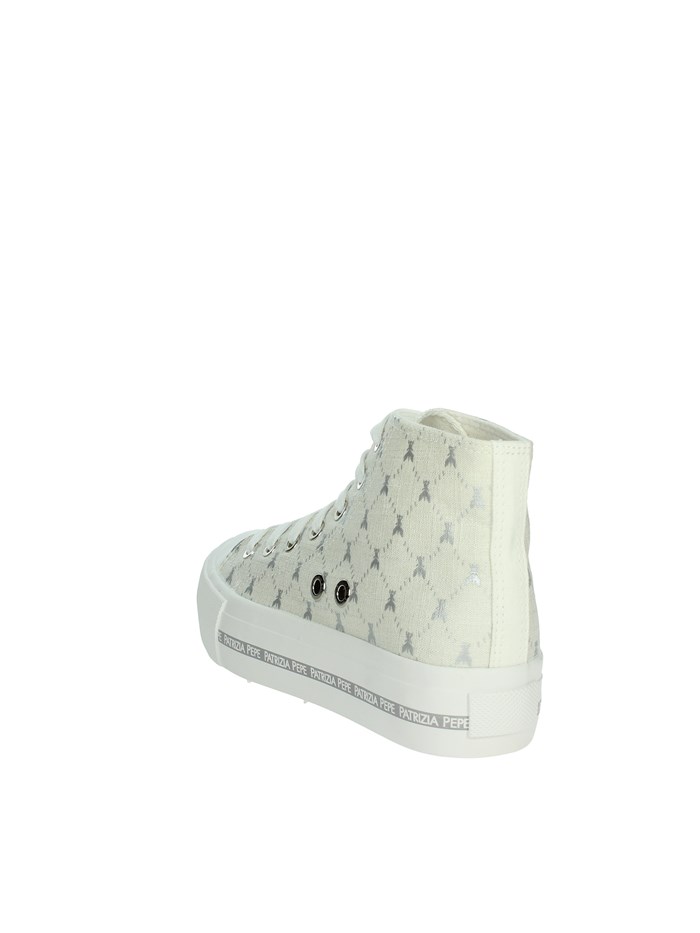 SNEAKERS ALTA PJ257.30 BIANCO/ARGENTO