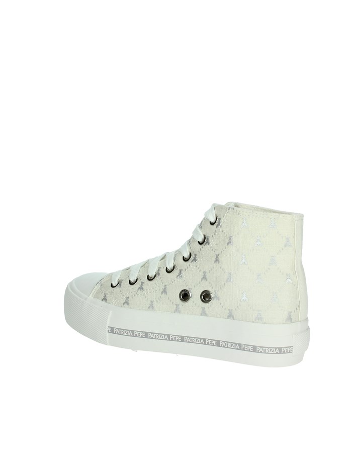 SNEAKERS ALTA PJ257.30 BIANCO/ARGENTO