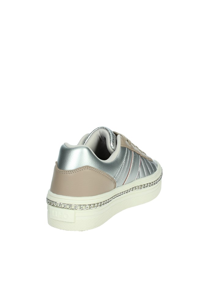 SNEAKERS BASSA 4F4725 EX268 ARGENTO