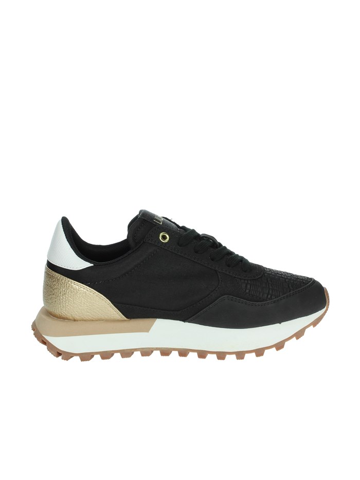 SNEAKERS BASSA 4F4721 TX444 NERO/ORO