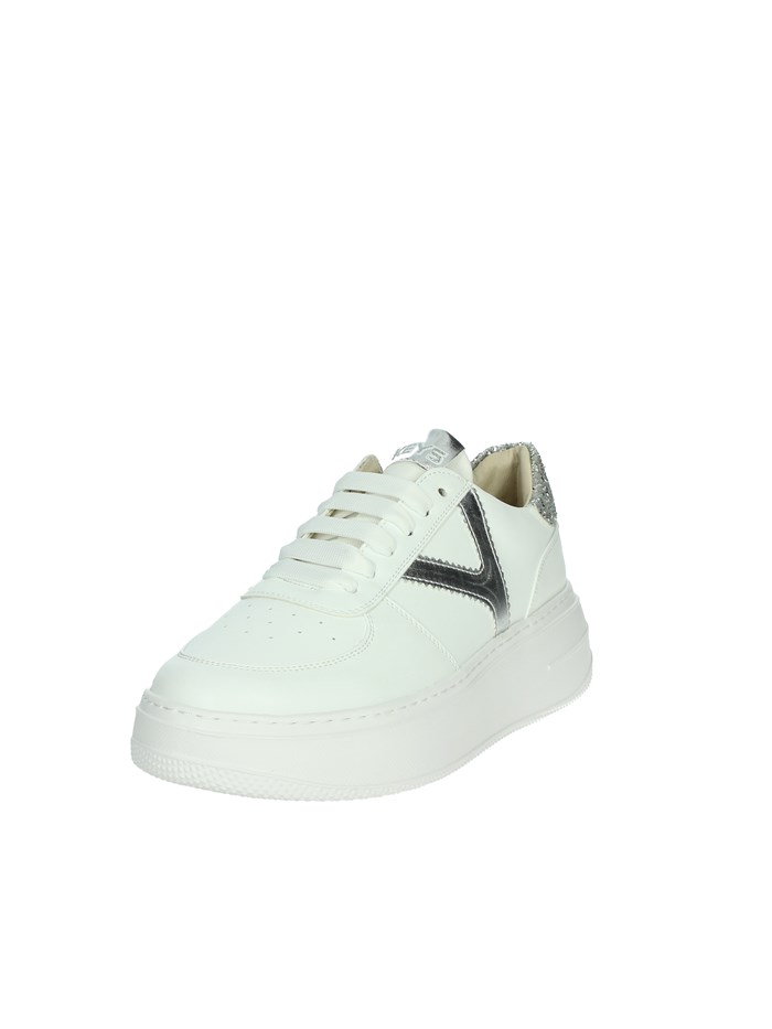 SNEAKERS BASSA K-10525 BIANCO/ARGENTO