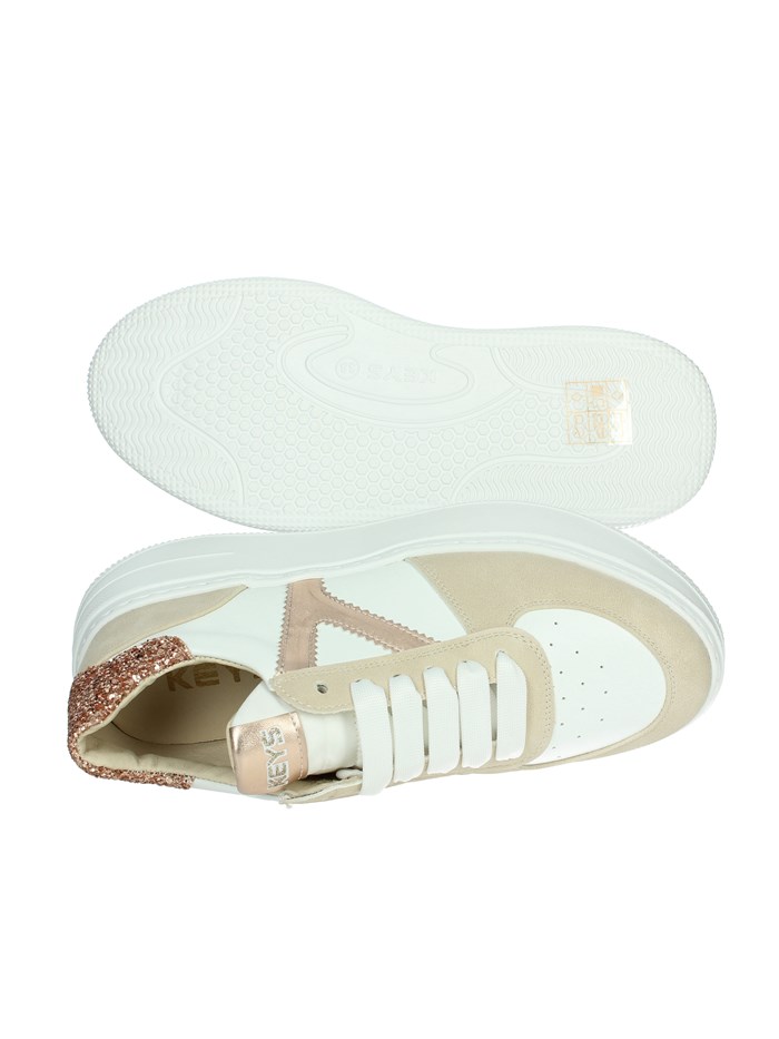 SNEAKERS BASSA K-10525 BIANCO/ROSA