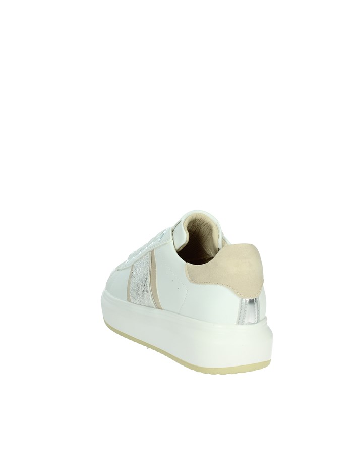 SNEAKERS BASSA K-10501 BIANCO/ARGENTO