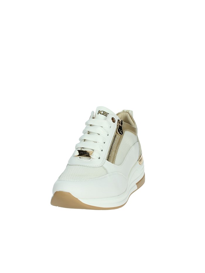 SNEAKERS BASSA K-10510 BIANCO/ORO