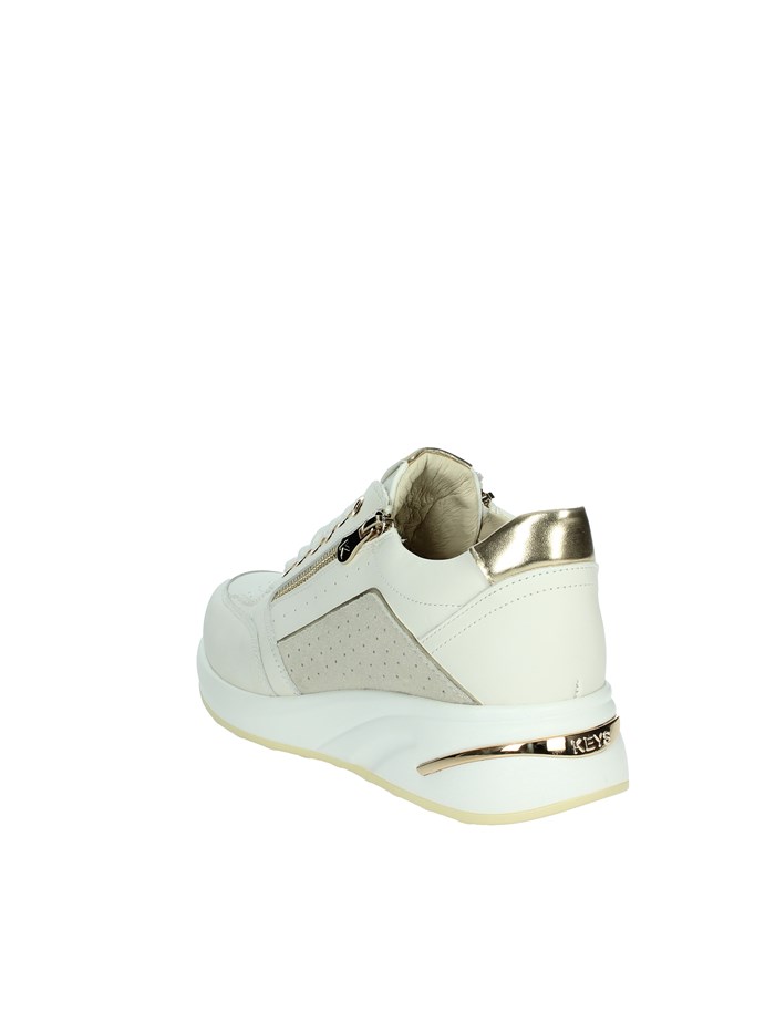 SNEAKERS BASSA K-10553 BIANCO/ORO