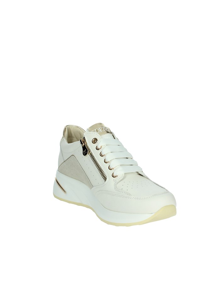 SNEAKERS BASSA K-10553 BIANCO/ORO