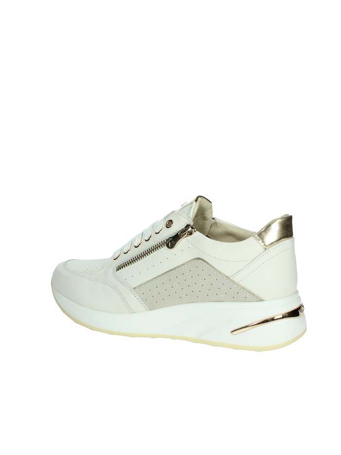 SNEAKERS BASSA K-10553 BIANCO/ORO