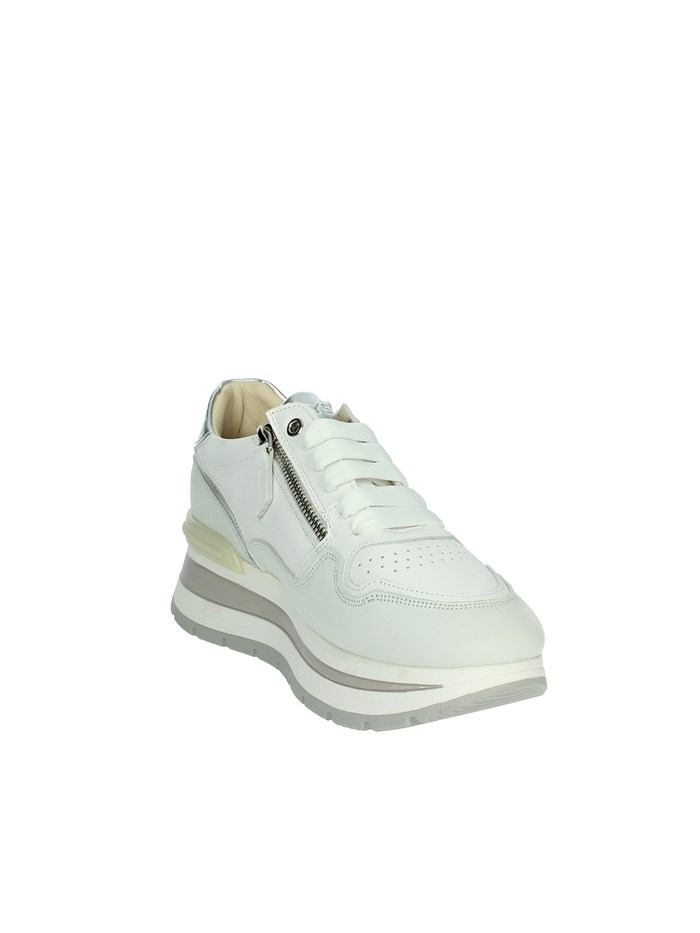 SNEAKERS BASSA K-10572 BIANCO/ARGENTO