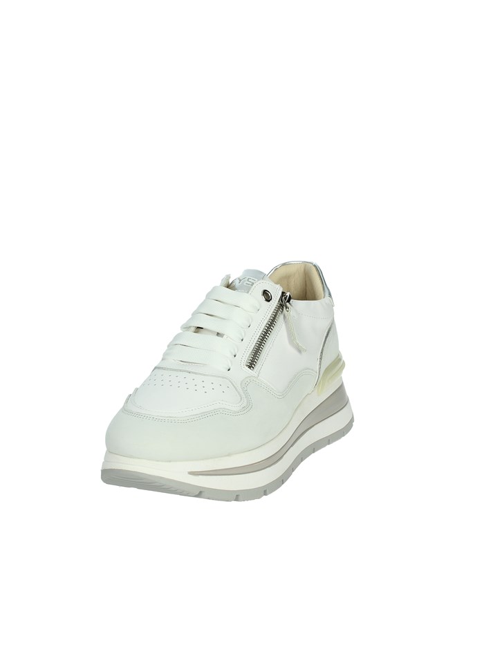 SNEAKERS BASSA K-10572 BIANCO/ARGENTO