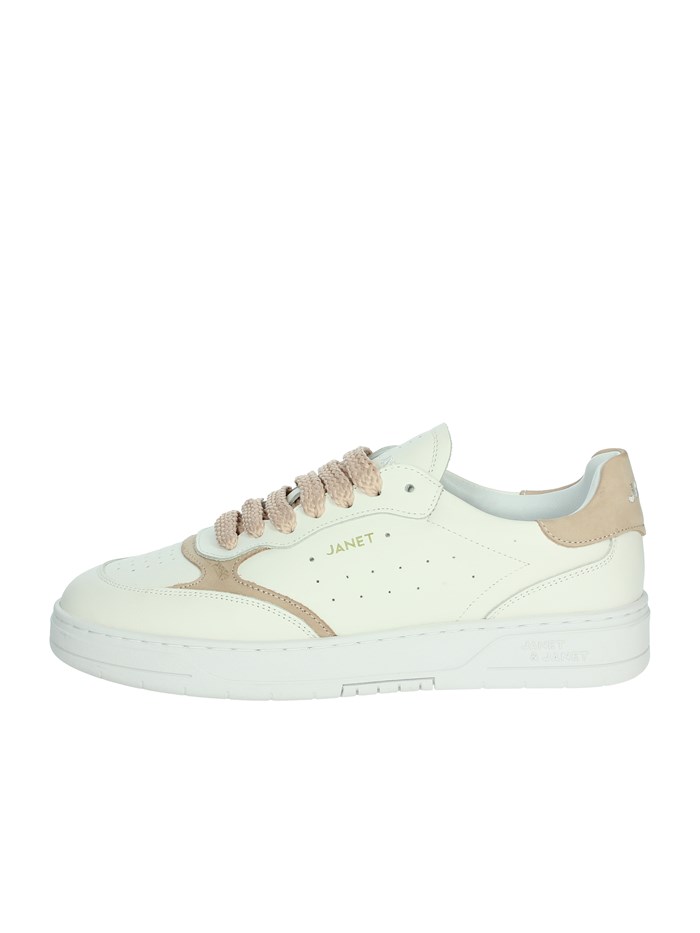 SNEAKERS BASSA J-090 BIANCO/ROSA