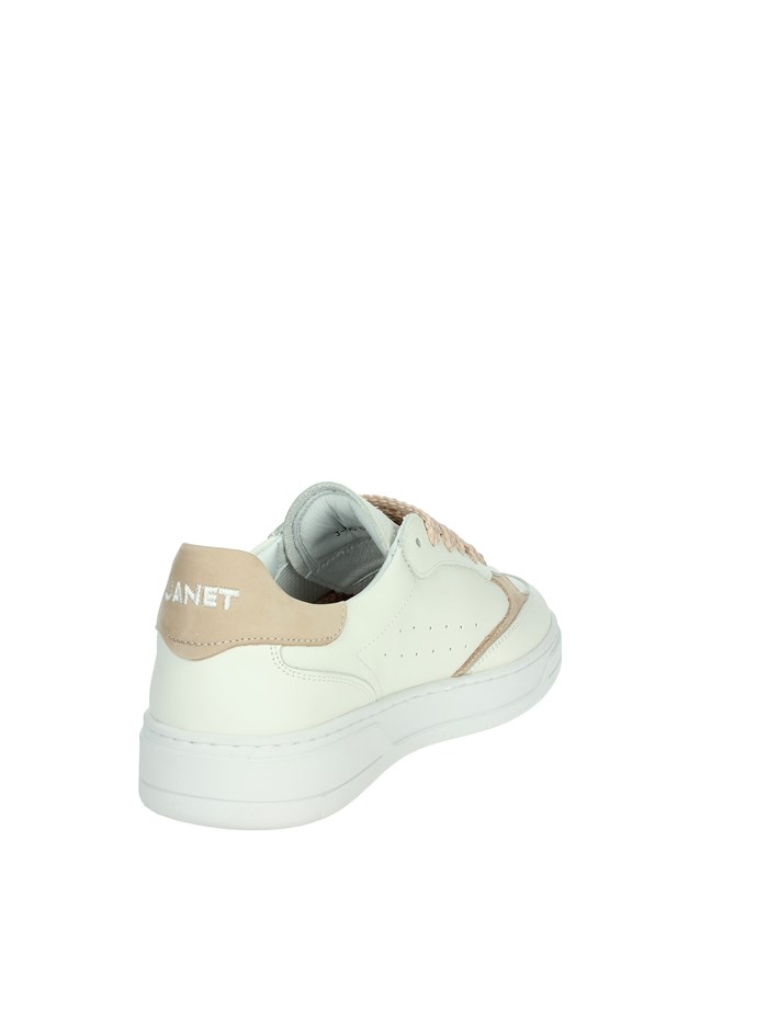 SNEAKERS BASSA J-090 BIANCO/ROSA