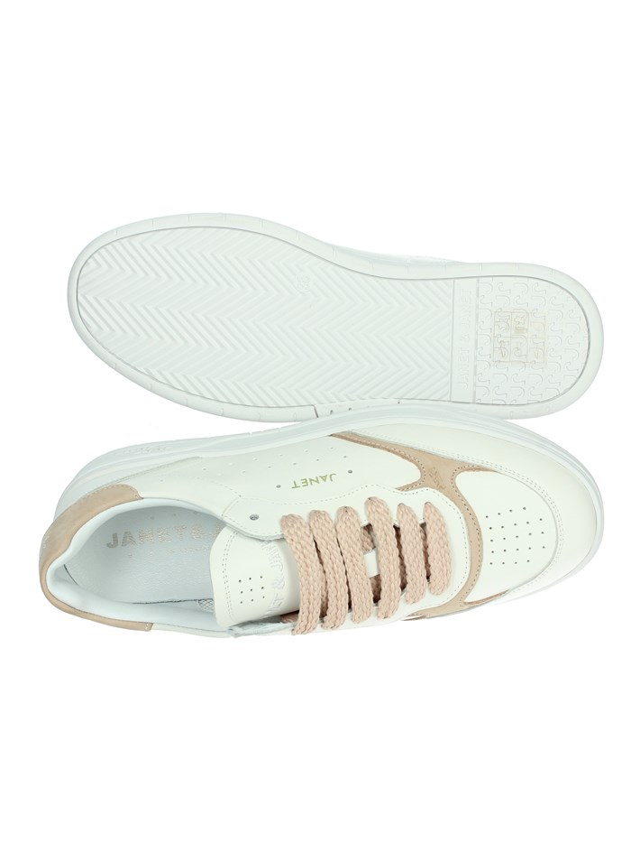 SNEAKERS BASSA J-090 BIANCO/ROSA