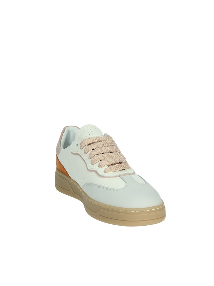 SNEAKERS BASSA J-091 BIANCO/ROSA