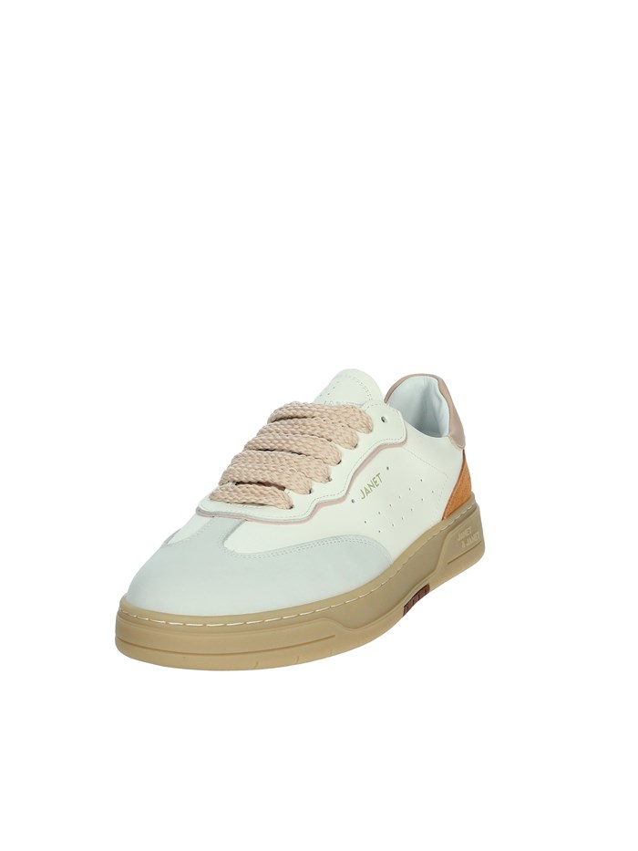 SNEAKERS BASSA J-091 BIANCO/ROSA