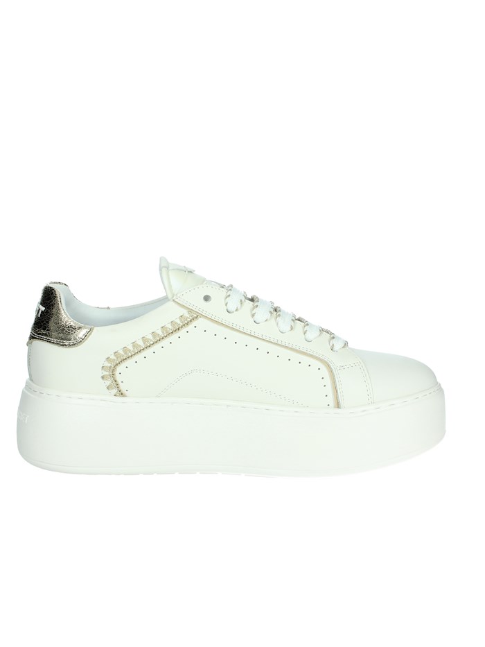 SNEAKERS BASSA J-002 BIANCO/ORO