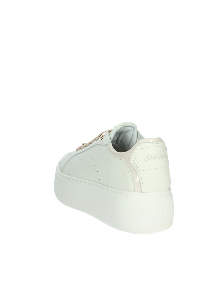 SNEAKERS BASSA J-004 BIANCO/ROSA