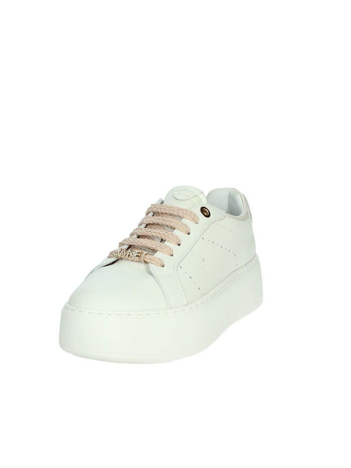 SNEAKERS BASSA J-004 BIANCO/ROSA