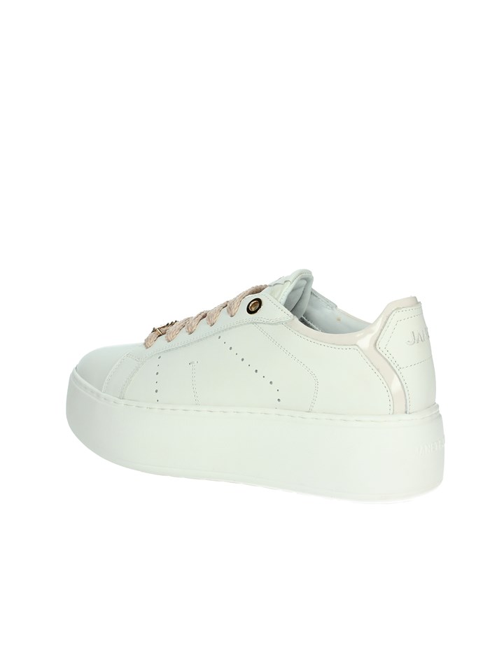 SNEAKERS BASSA J-004 BIANCO/ROSA