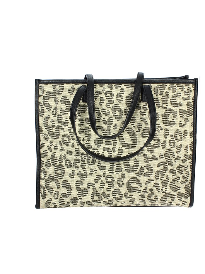 BORSA A SPALLA SAAS250136 BEIGE/NERO