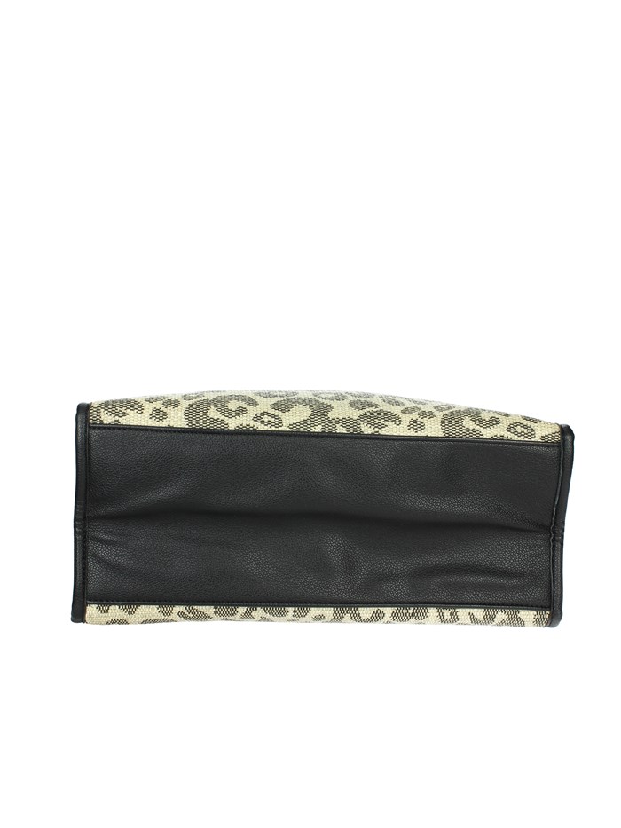 BORSA A SPALLA SAAS250136 BEIGE/NERO