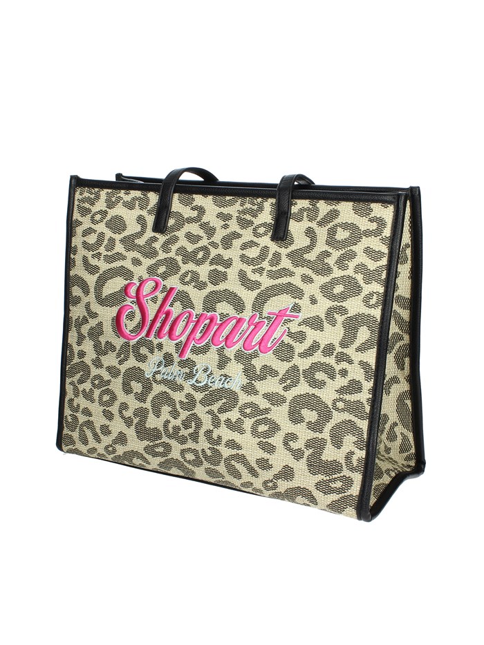 BORSA A SPALLA SAAS250136 BEIGE/NERO