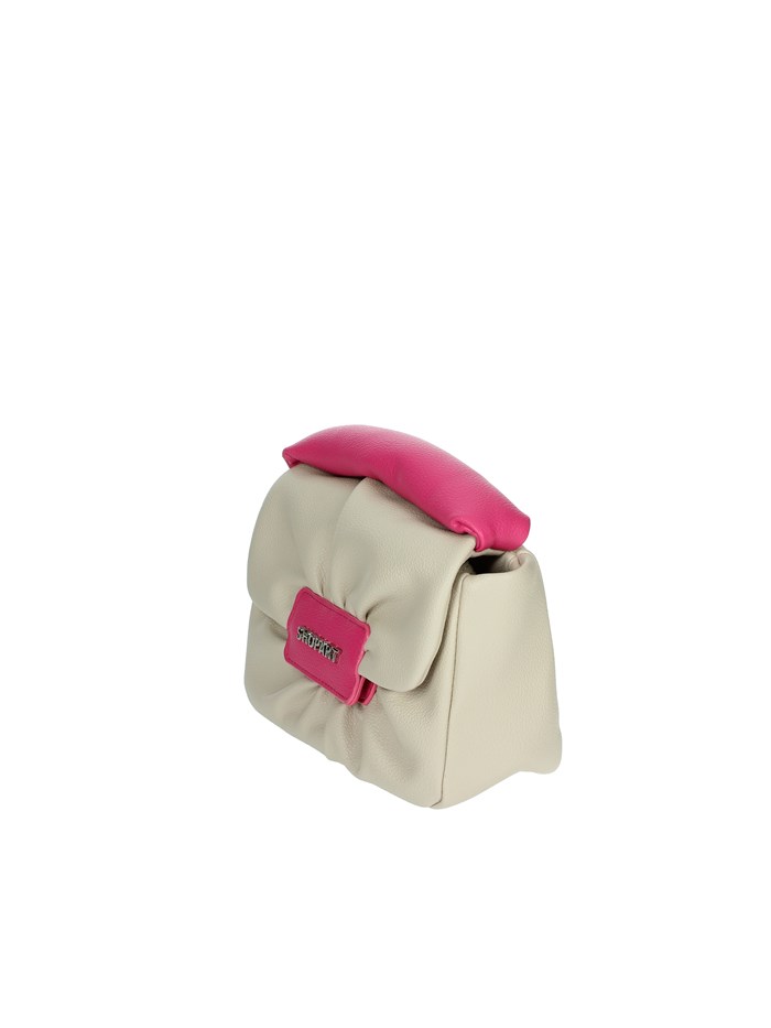 BORSA A MANO SAAS250101 BEIGE/FUCSIA