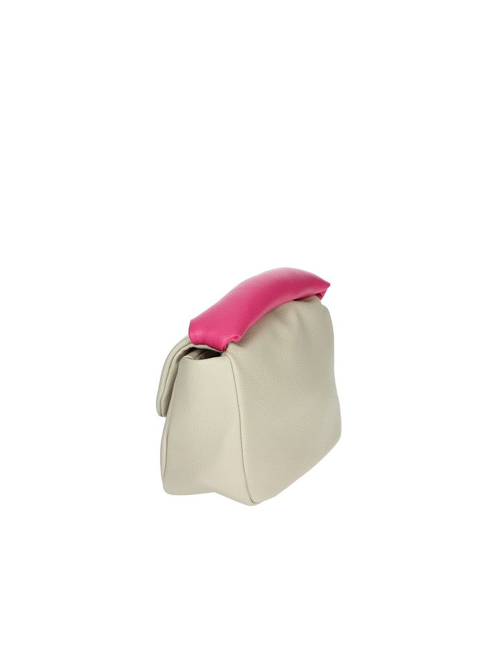 BORSA A MANO SAAS250101 BEIGE/FUCSIA
