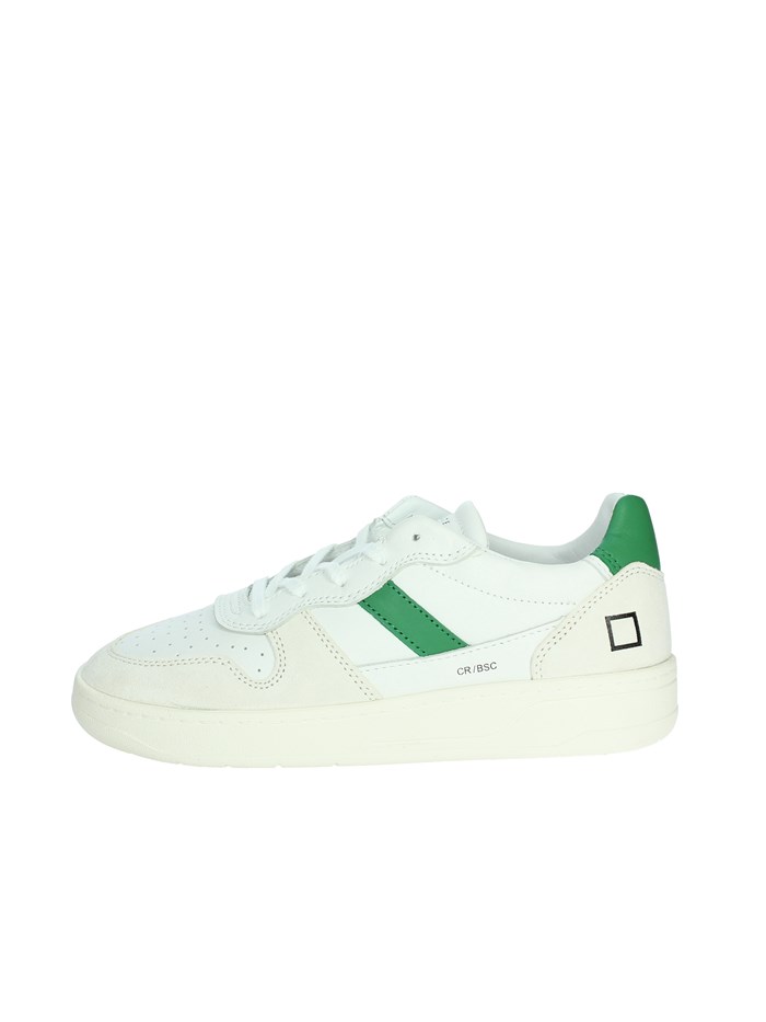 SNEAKERS BASSA J401-C2-BA-WG3 BIANCO/VERDE