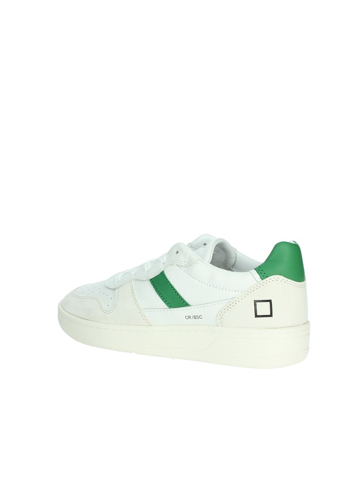 SNEAKERS BASSA J401-C2-BA-WG3 BIANCO/VERDE