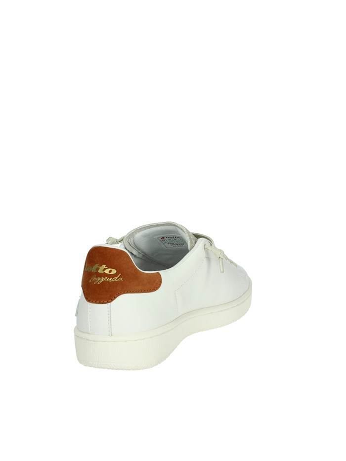 SNEAKERS BASSA 221106 BIANCO/CUOIO