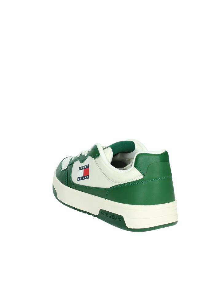 SNEAKERS BASSA EM0EM01443 BIANCO/VERDE