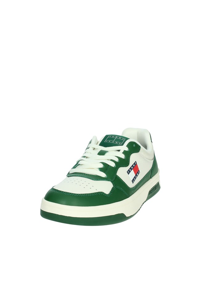 SNEAKERS BASSA EM0EM01443 BIANCO/VERDE