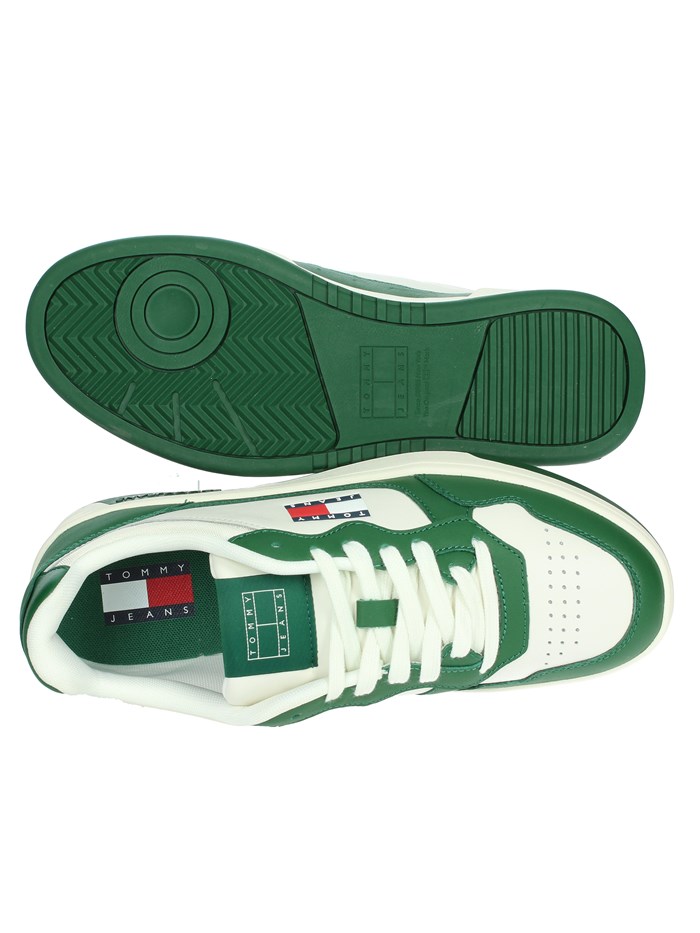 SNEAKERS BASSA EM0EM01443 BIANCO/VERDE