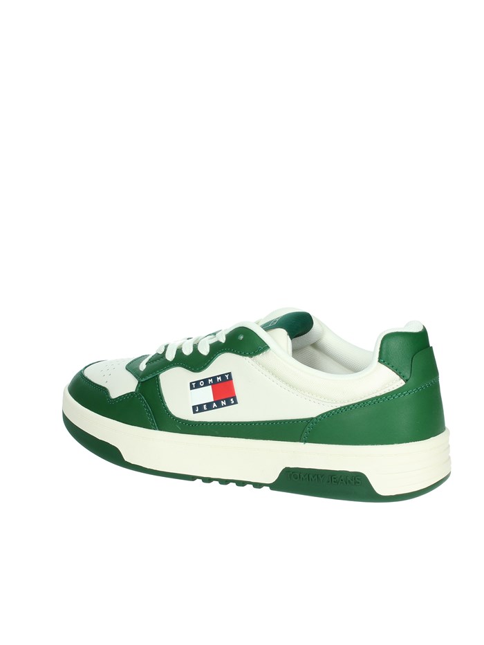 SNEAKERS BASSA EM0EM01443 BIANCO/VERDE