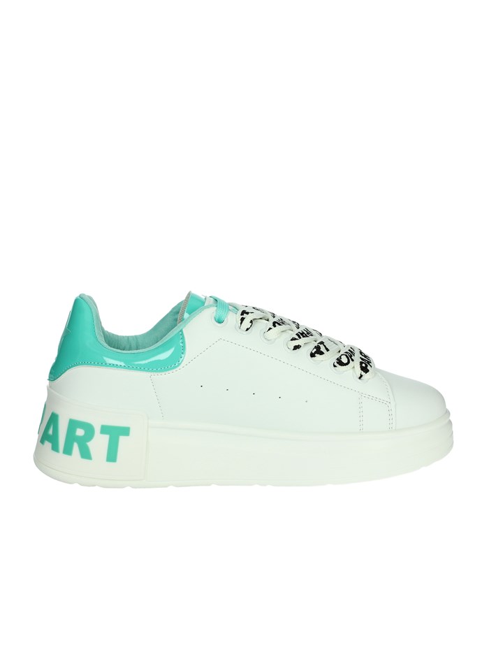 SNEAKERS BASSA SASS240703 BIANCO/VERDE ACQUA