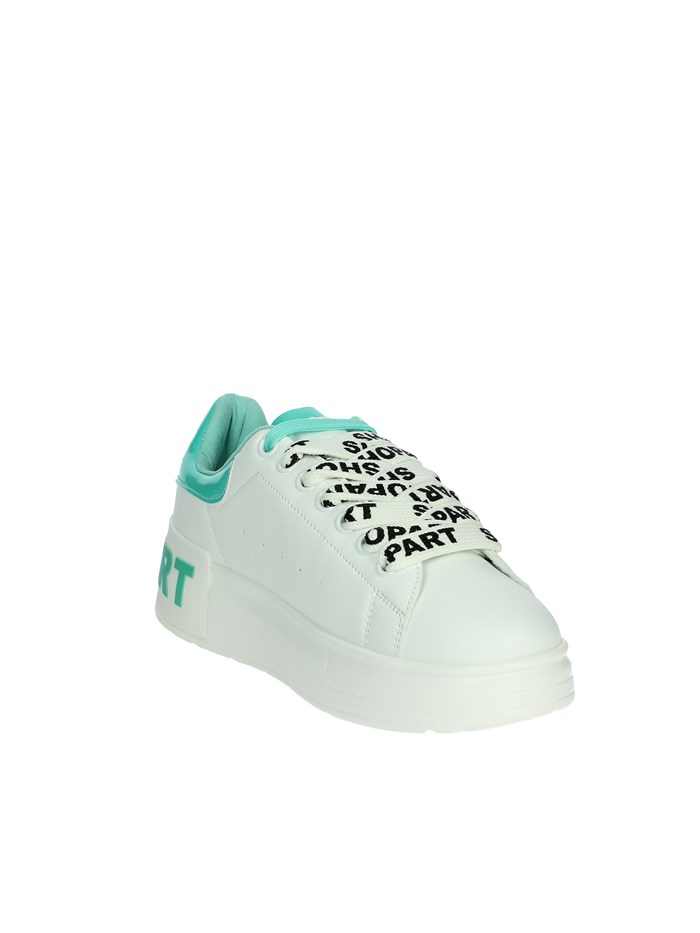 SNEAKERS BASSA SASS240703 BIANCO/VERDE ACQUA