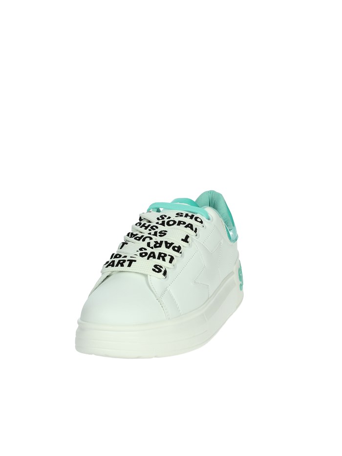 SNEAKERS BASSA SASS240703 BIANCO/VERDE ACQUA