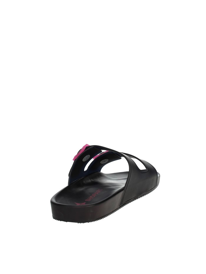 CIABATTE BASSE SASS240760 NERO/FUXIA