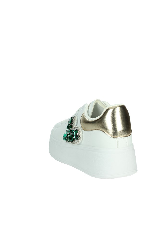 SNEAKERS BASSA 8925 BIANCO/VERDE