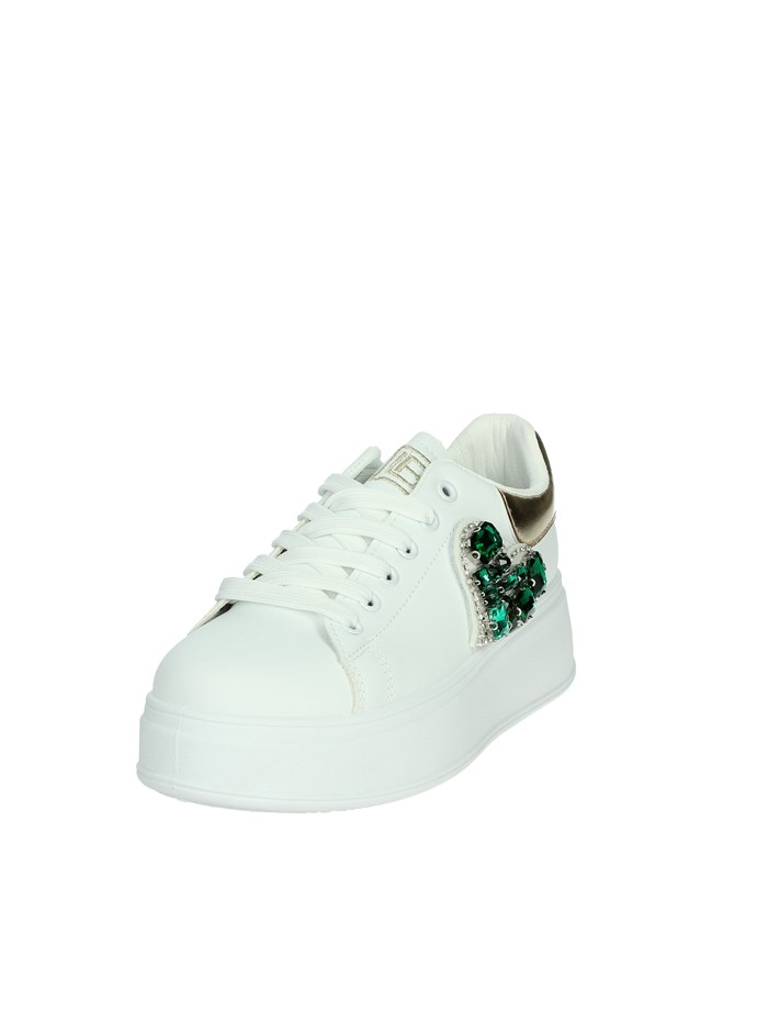 SNEAKERS BASSA 8925 BIANCO/VERDE